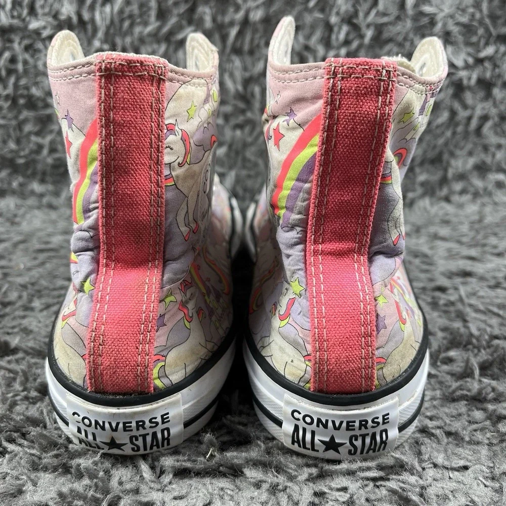 Converse Chuck Taylor Unicorn All Star HI - 669107F - White / Pink - Youth 6